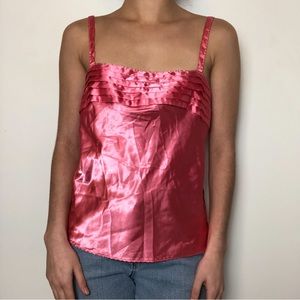Vintage Pink Silky Tank Top!